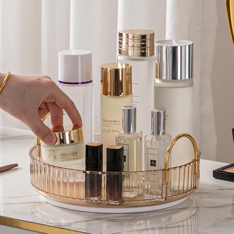 Make Up Organizer, 360° Drehbar Kosmetik Organizer, Beauty Organizer, Hautpflege Organizer für Badez