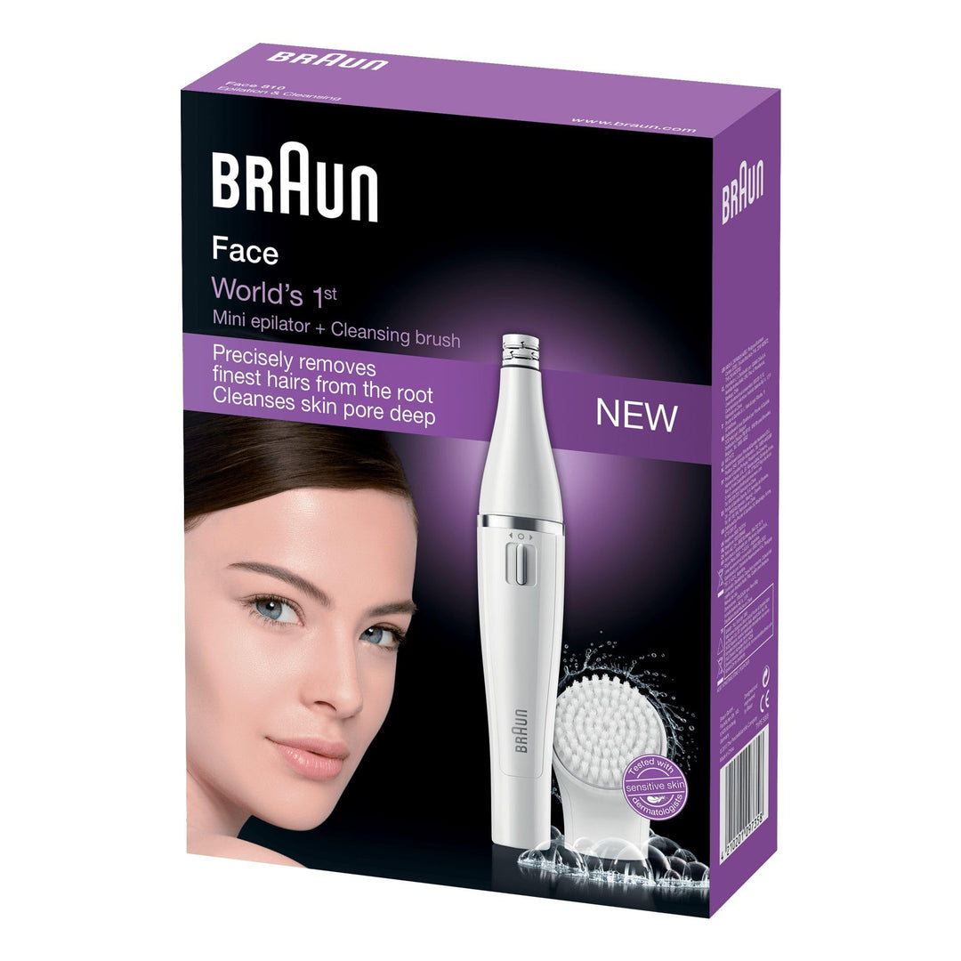 Braun FaceSpa Gesichtsepilierer Damen / Damenbart Entferner, Gesichtsreinigungsbürste, Haarentfernun