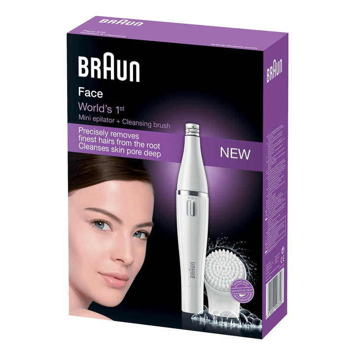 Braun FaceSpa Gesichtsepilierer Damen / Damenbart Entferner, Gesichtsreinigungsbürste, Haarentfernun