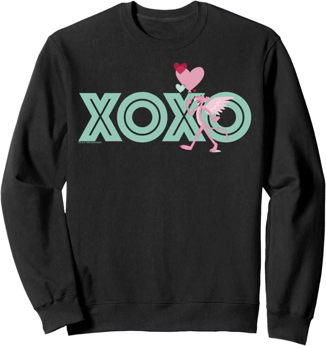 The Pink Panther Valentine's Day XOXO Portrait Sweatshirt