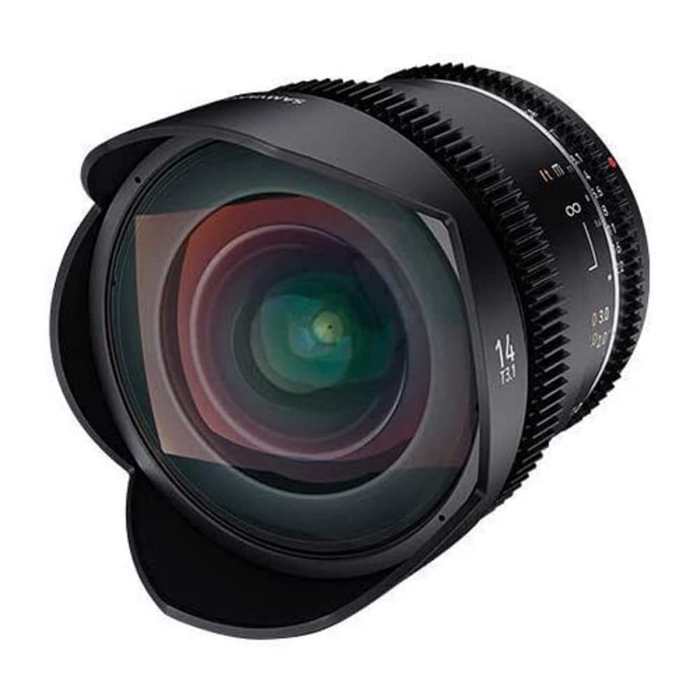 Samyang MF 14mm T3,1 VDSLR MK2 Canon EF – lichtstarkes T3,1 Ultraweitwinkel Cine- und Video Objektiv