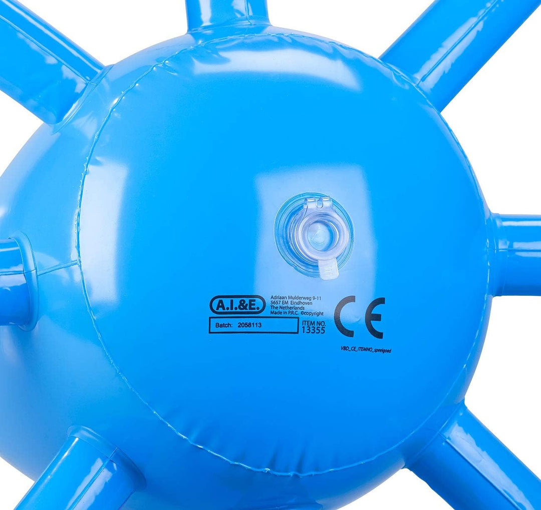 Playtastic Badespielzeug: Aufblasbarer Oktopus mit integriertem Wassersprinkler für Kinder (Wassersp