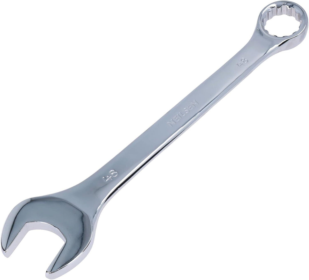 AB Tools 48 mm metrischer Kombi-Ringschlüssel, extra langer Bi-Hex-Ring