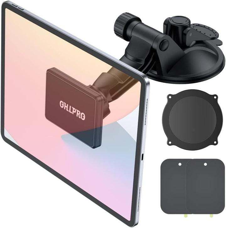 OHLPRO Tablet Halterung Auto Magnet, ipad Halterung Auto Vorne Armaturenbrett und Windschutzsche Mag