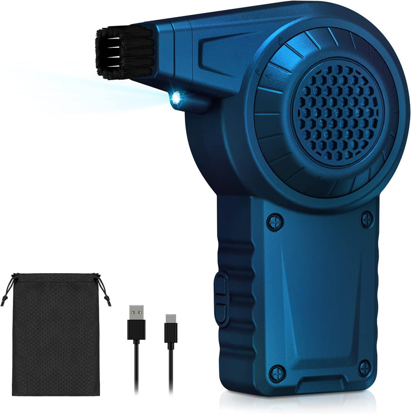 【Bürstenloser Motor Mini 35000RPM】Reesibi C1 Elektrische Staubgebläse mit LED-Licht, Professionelles