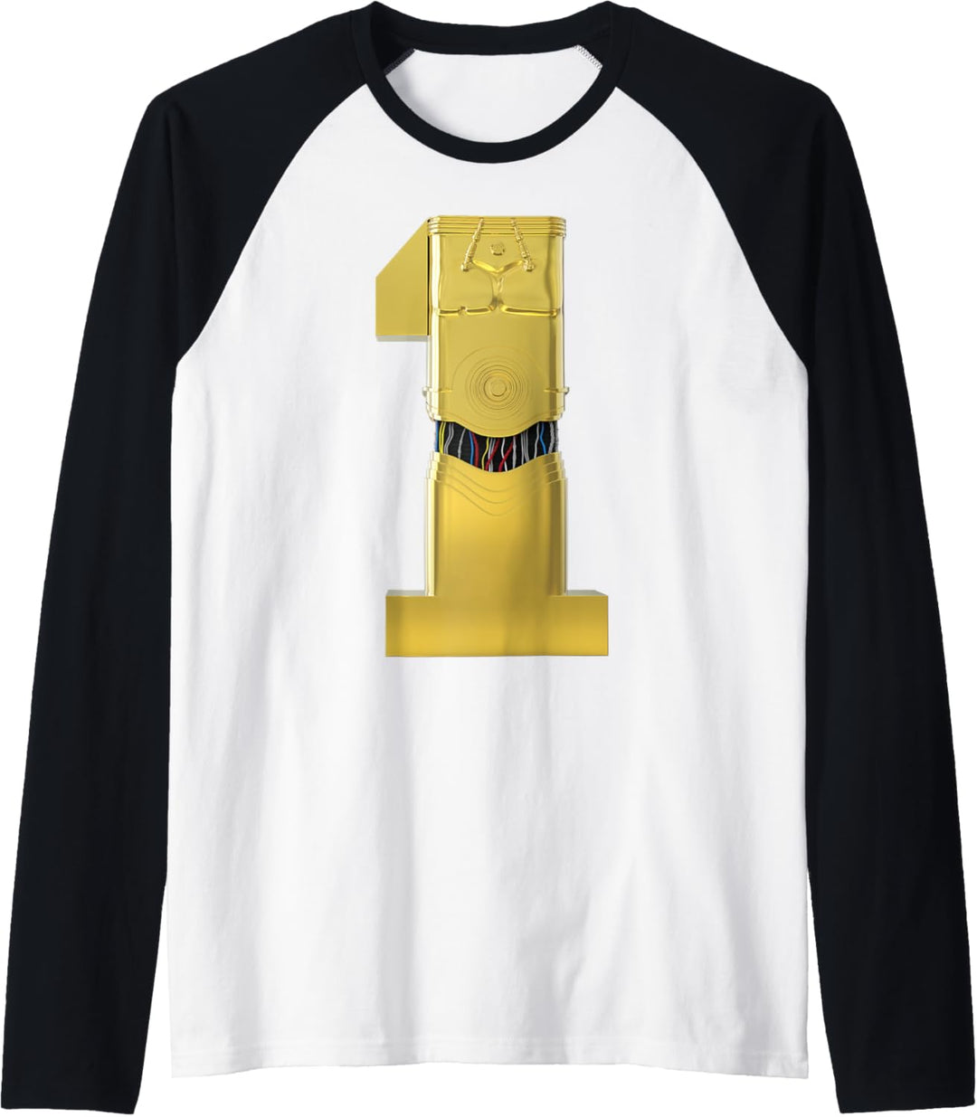 Star Wars C-3PO Golden First Birthday Raglan
