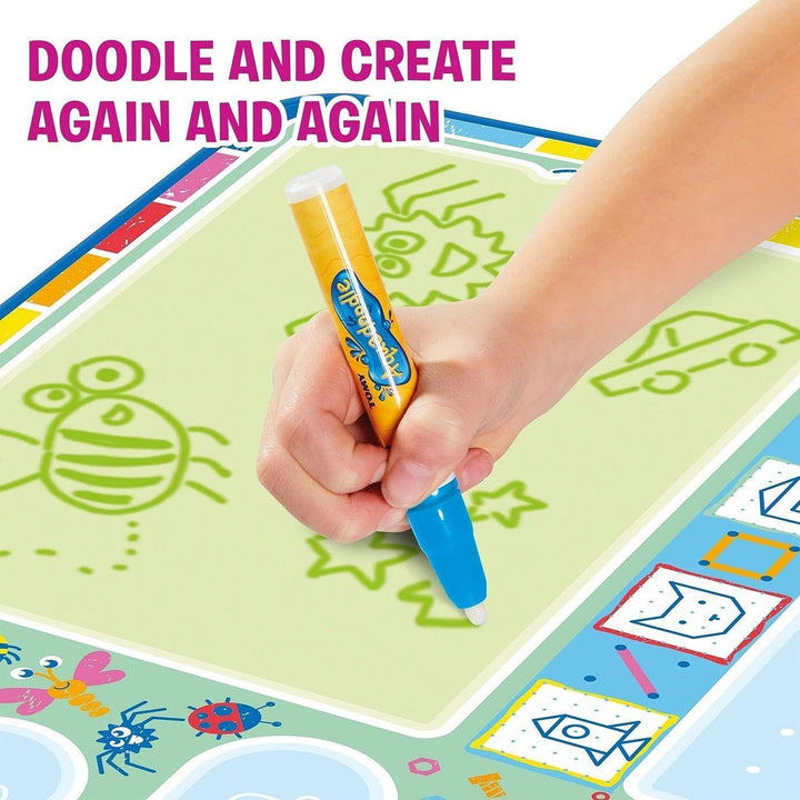 Aquadoodle My ABC Doodle Large Water Doodle Mat, Official Tomy No Mess Colouring & Drawing Game, Sui