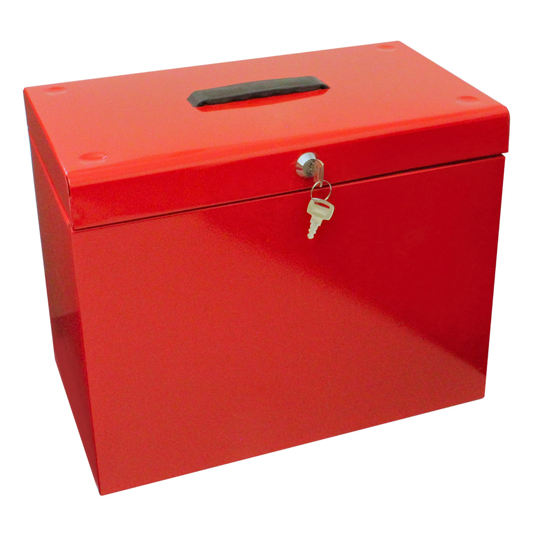 Ablagebox / Hängemappenbox (aus Metall, A4) rot Rosa Einzelbett, Rosa Einzelbett