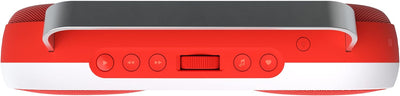 Polaroid P3 Music Player (Red) - Retro-Futuristic Boombox Wireless Bluetooth Speaker Rechargeable wi