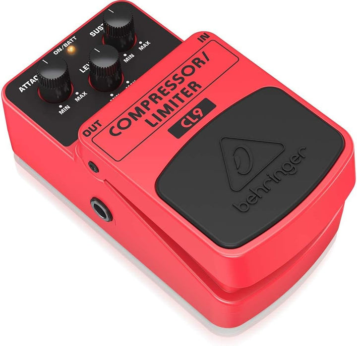Behringer COMPRESSOR/LIMITER CL9 Klassisches Kompressor/Limiter-Effektpedal COMPRESSOR/LIMITER CL9 G