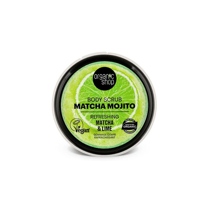Organic Shop Refreshing Mojito Body Scrub Matcha & Lime (250ml) Matcha & Limette 250 g (1er Pack), M