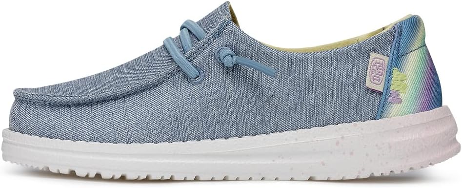 Hey Dude Damen Wendy SOX Mokassin Sparkle Denim 30 EU, Sparkle Denim 30 EU