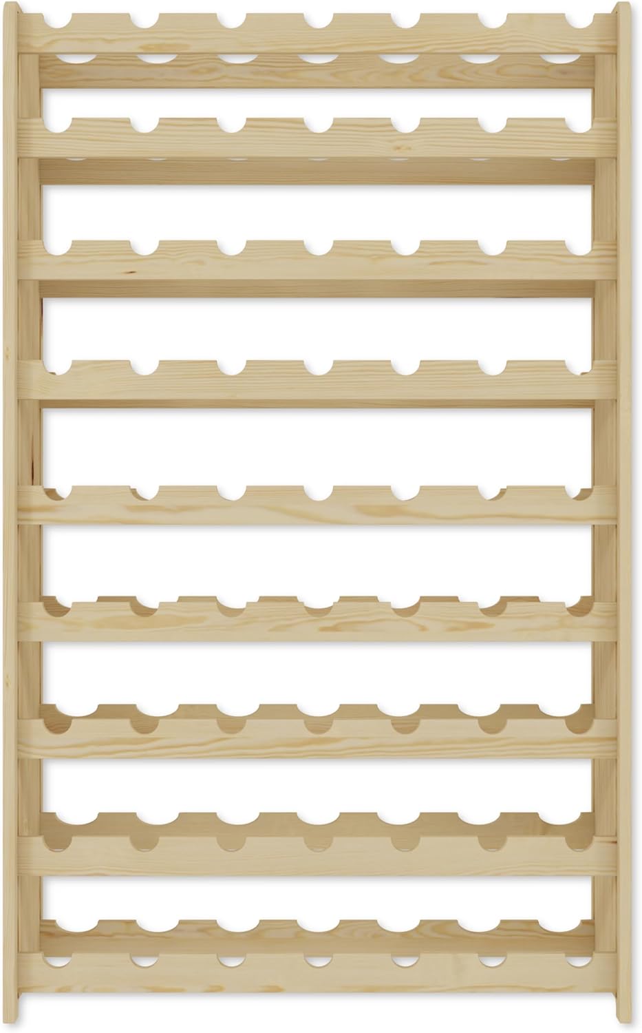 Lenmar, Wählen Sie Ihre Farbe, RW-3-63, Weinregal aus Holz, 118 x 72 x 26,5 cm, für 63 Flaschen, 9 l