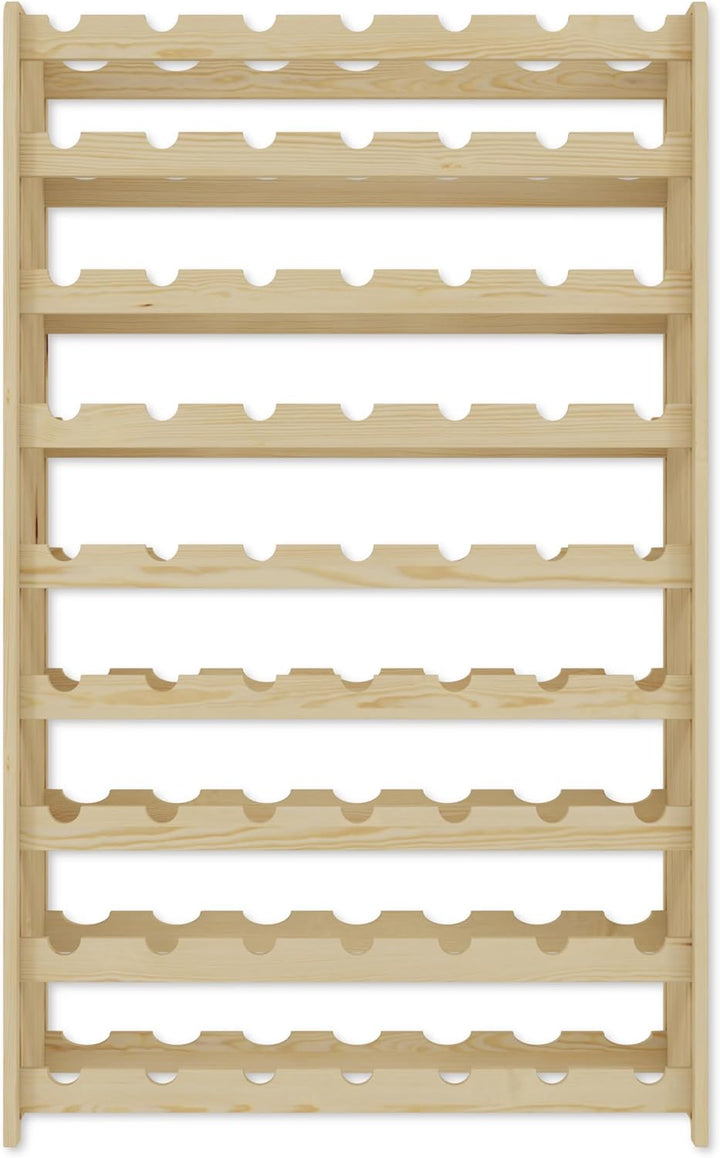 Lenmar, Wählen Sie Ihre Farbe, RW-3-63, Weinregal aus Holz, 118 x 72 x 26,5 cm, für 63 Flaschen, 9 l