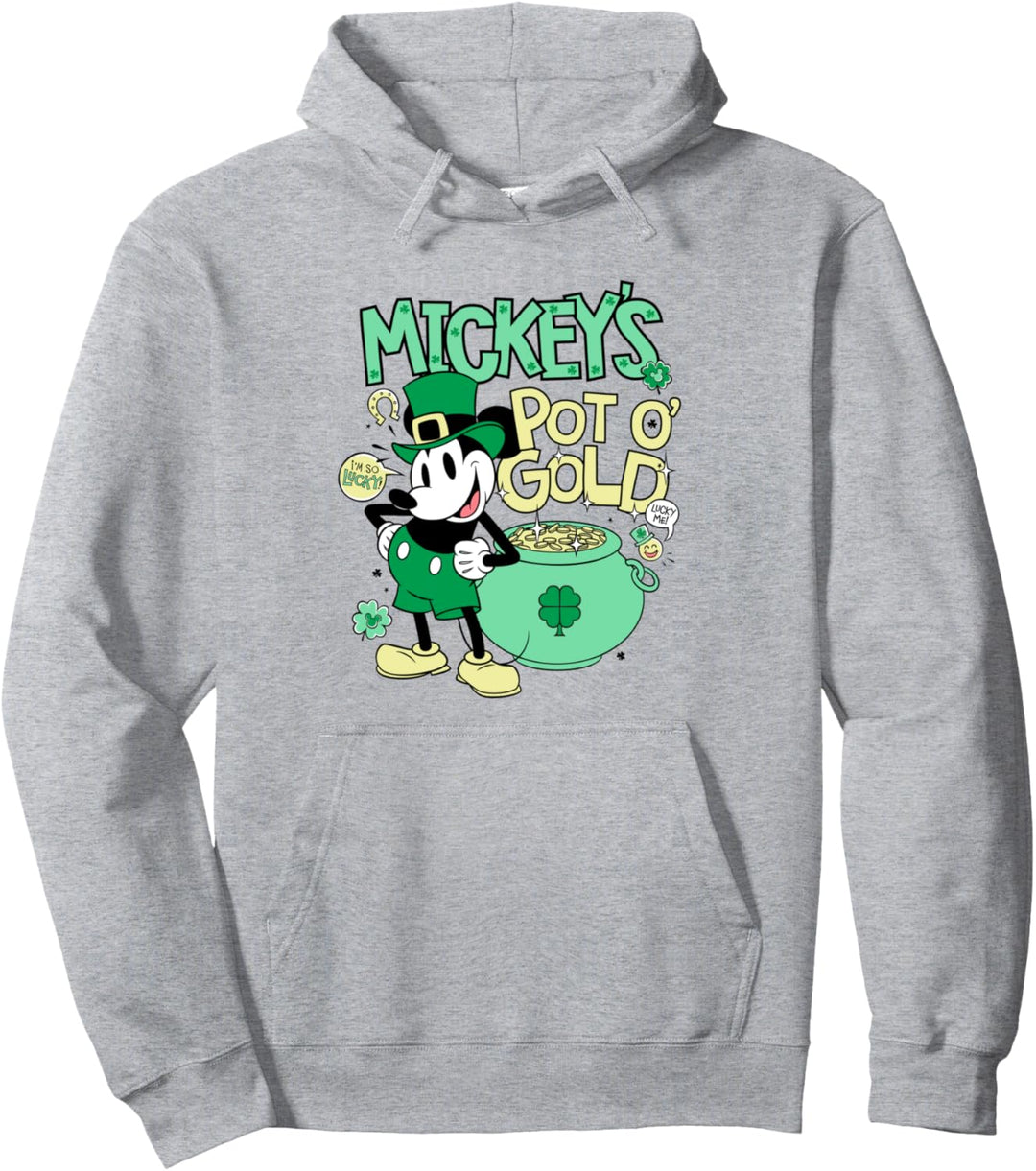 Disney Mickey Mouse & Friends St. Patrick's Day Pot o' Gold Pullover Hoodie