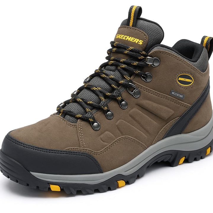 Skechers Herren Relment Pelmo64869 Stiefel 39 EU Khaki Suede, 39 EU Khaki Suede