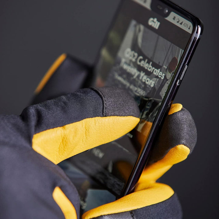 Gill Helmsman Gloves 7805 - Schwarz - Atmungsaktiv wasserdicht sprühfest XXL, XXL