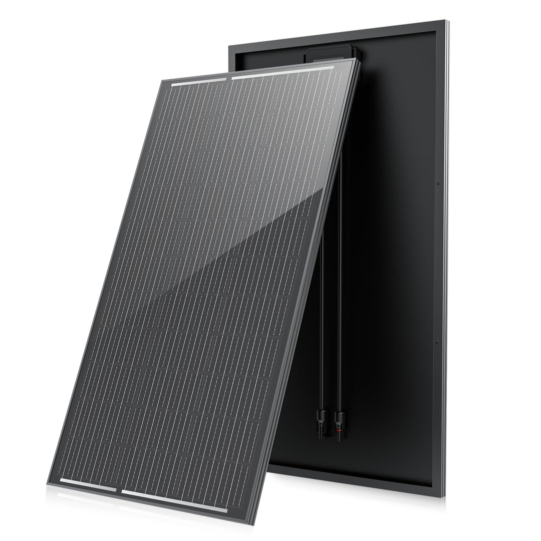Solarpanel 200W, 12V PV Modul, SMBB Technologie, Hohe Effizienz Monocrystalline Solarmodul, Full Bla