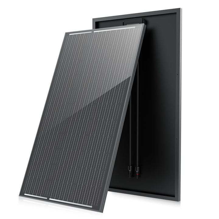 Solarpanel 200W, 12V PV Modul, SMBB Technologie, Hohe Effizienz Monocrystalline Solarmodul, Full Bla