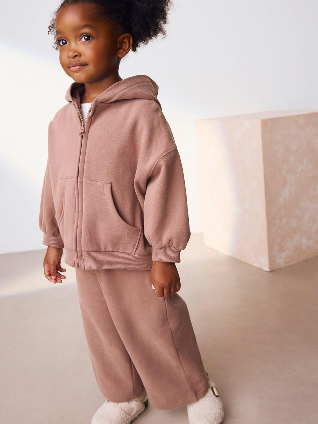 NEXT Mädchen Standard Kapuzenjacke 110-116 Mocha Brown, 110-116 Mocha Brown