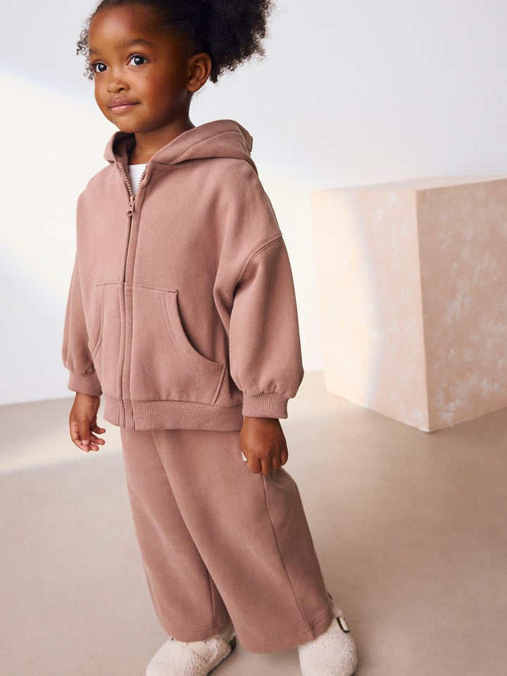 NEXT Mädchen Standard Kapuzenjacke 62-122 116-122 Mocha Brown, 116-122 Mocha Brown