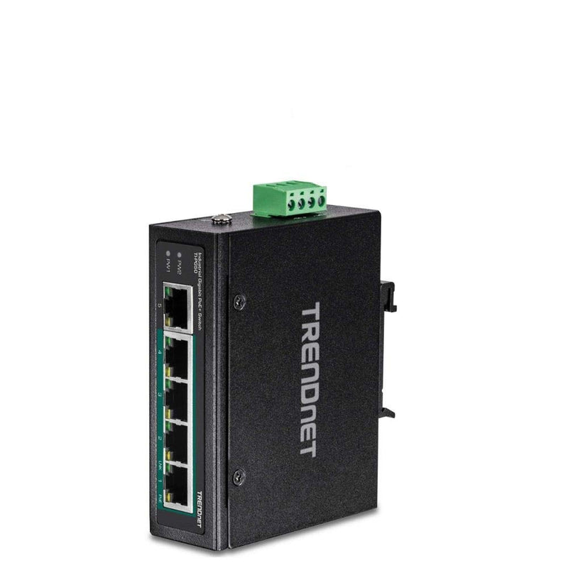 TRENDnet TI-PG50 5-Port-gehärteter industrieller nicht verwalteter Gigabit-Switch, 10/100 / 1000 Mbi