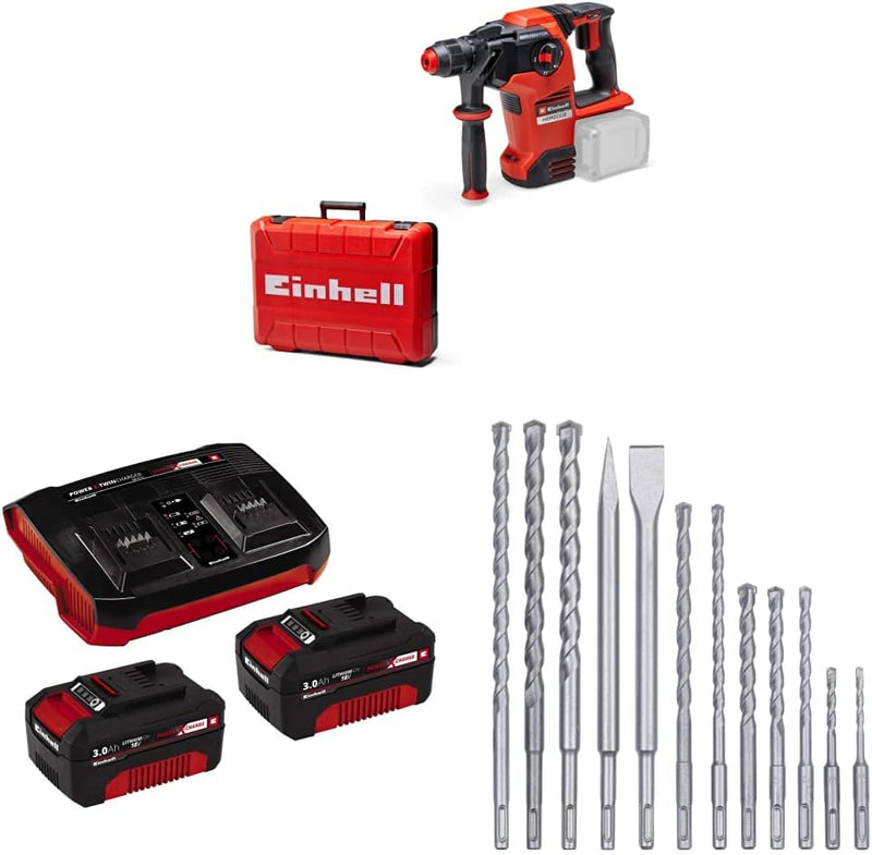 Einhell Akku-Bohrhammer HEROCCO 36/28 Power X-Change (36 V, 3.2 Joule, 4 Funktionen, Brushless, SDS