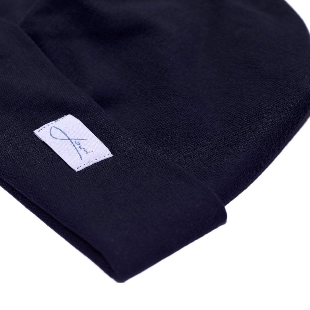 Baumwollmütze blau Made in Germany - Unisex Beanie - Sehr leichte & bequeme Sommermütze