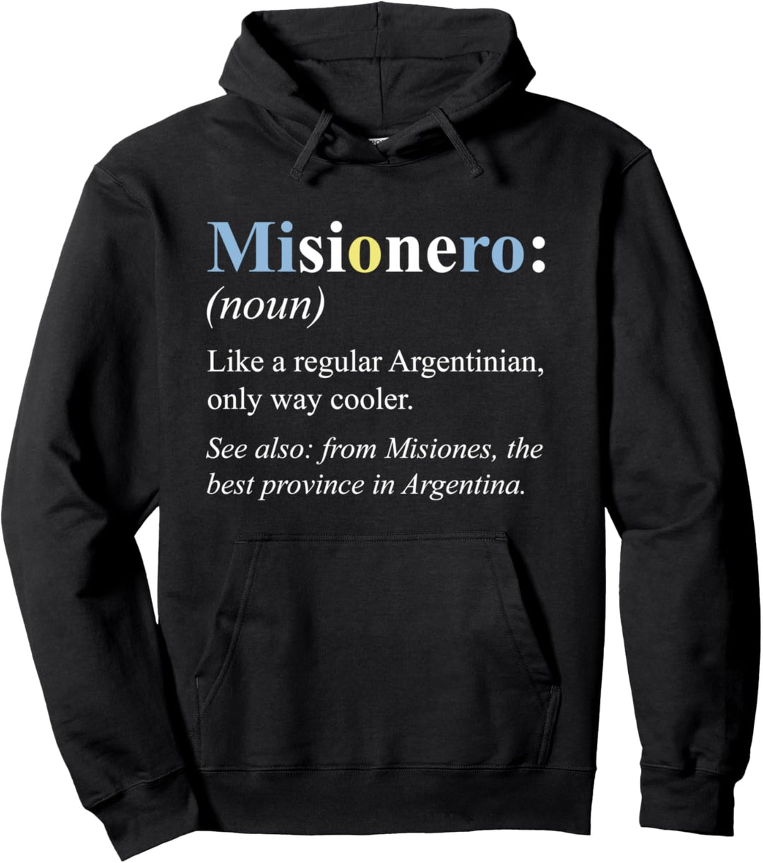 Argentinien Misiones Geschenk Englisch Version - Misionero Pullover Hoodie