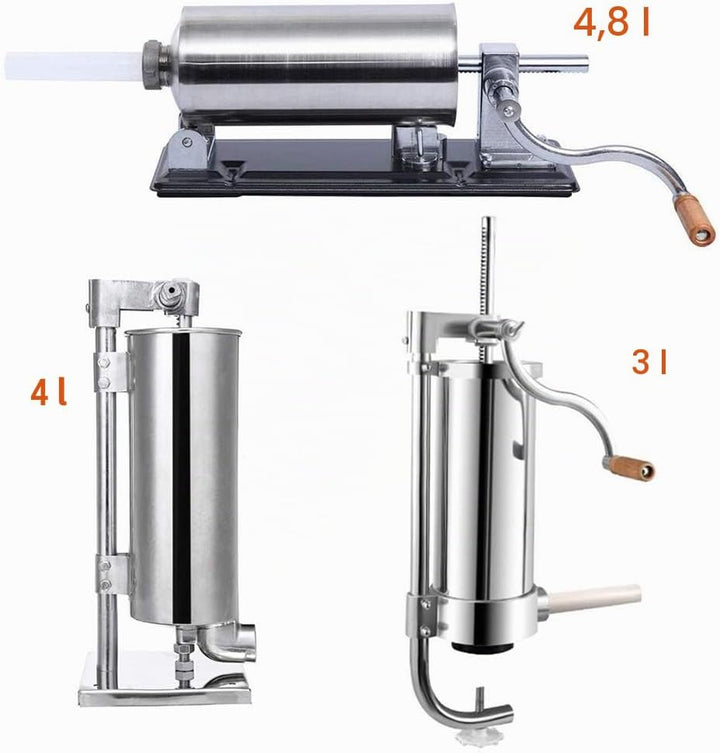 Wurstfüller,Fleischwolf Wurstspritze Wurstpresse Manuelle Wurstmaschine Wurstfüllmaschine, Wurstspri