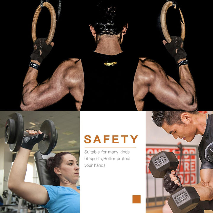 Fitness Handschuhe, Trainingshandschuhe Handflächenschutz für Damen und Herren,Sporthandschuhe für G