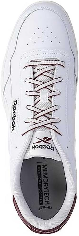 Reebok Unisex Court Advance Sneaker 37.5 EU Ftwwht Clamar Cblack, 37.5 EU Ftwwht Clamar Cblack