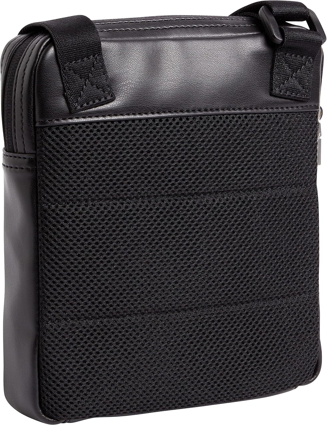 Calvin Klein Jeans Herren Umhängetasche Monogram Soft Reporter Klein, Schwarz (Black), Onesize