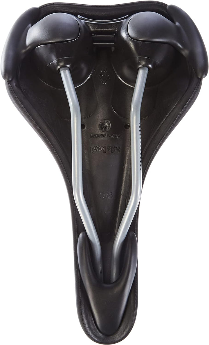 FISCHER Trekking-Sattel Visual Gel, Schwarz, Uni