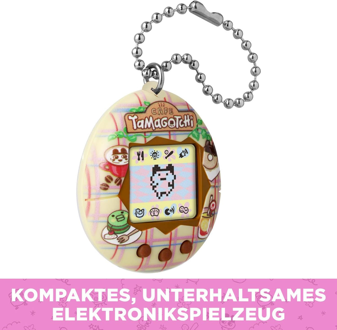 Bandai - Tamagotchi - Original Tamagotchi - Tama Café - Elektronisches virtuelles Haustier mit Farbb