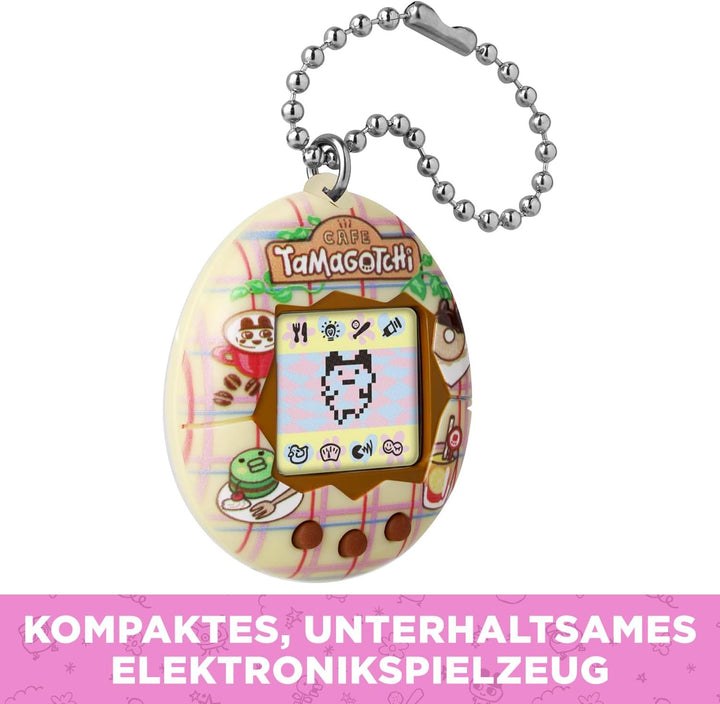 Bandai - Tamagotchi - Original Tamagotchi - Tama Café - Elektronisches virtuelles Haustier mit Farbb