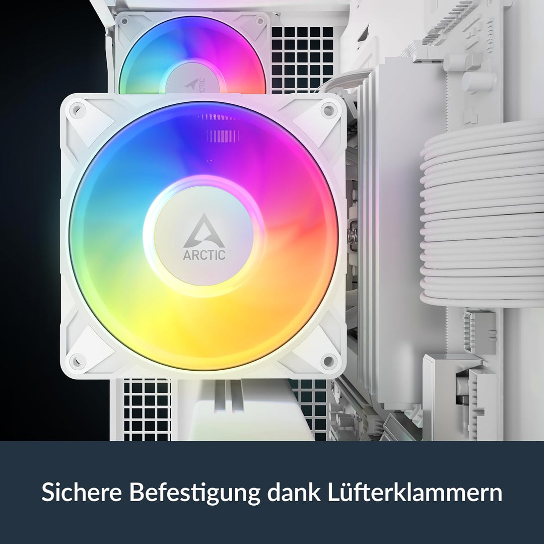 ARCTIC Freezer 36-S A-RGB - CPU Kühler mit ARGB Beleuchtung für Intel & AMD, Single-Tower, druckopti