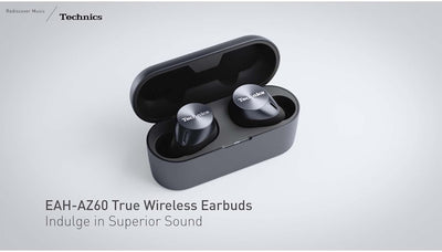 Technics EAH-AZ60E-S Kabellose Ohrhörer mit Geräuschunterdrückung, Multipoint-Bluetooth, komfortable