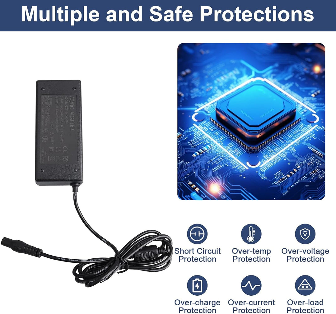 14V 4A Adapter Ersatz für NOCO XGC4 56W Starthilfe Powerbank Ladegerät Kompatibel mit GB70, GB75, GB