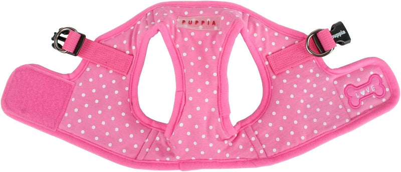 Puppia Dotty Harness B Hundegeschirr, Grösse L, Rosa rose Large, rose Large