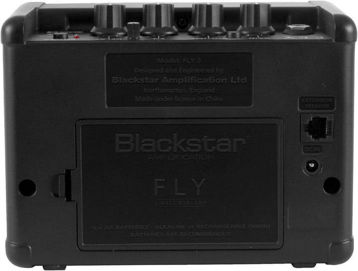 Blackstar Fly 3 Tragbarer batteriebetriebener Mini-Stereopack-Elektrogitarrenverstärker MP3 Line In