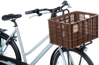 Basil B.V. Unisex – Erwachsene Crate Fahrradkaste, Braun, 49.8x39x26.5cm