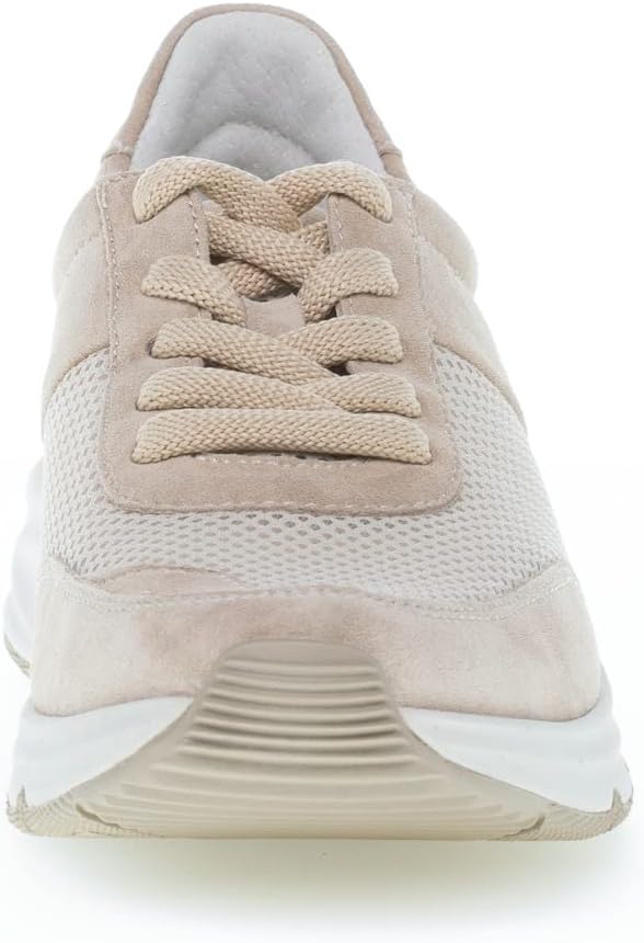 Gabor Damen Low-Top Sneaker, Frauen Halbschuhe,Wechselfussbett 36 EU Beige Oasi, 36 EU Beige Oasi