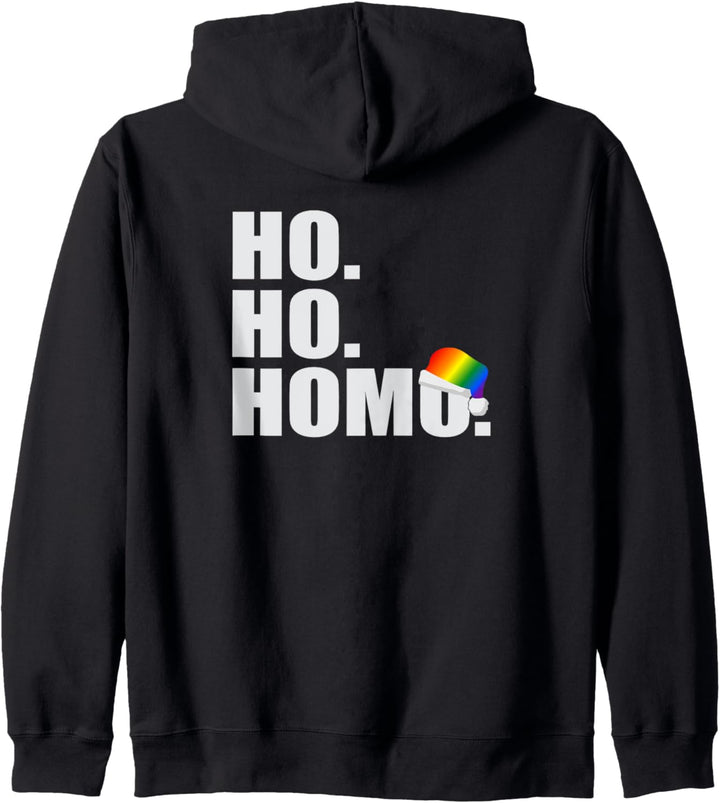 Ho Ho Homo homosexueller Gay Pride Kapuzenjacke