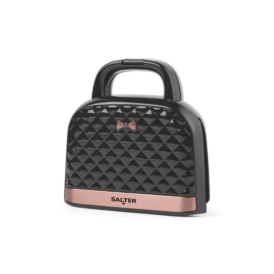 Salter Sandwich-Toaster – Handtaschenform Toaster, Antihaftbeschichtet, Tief gefüllt, Für 2 Toastsan