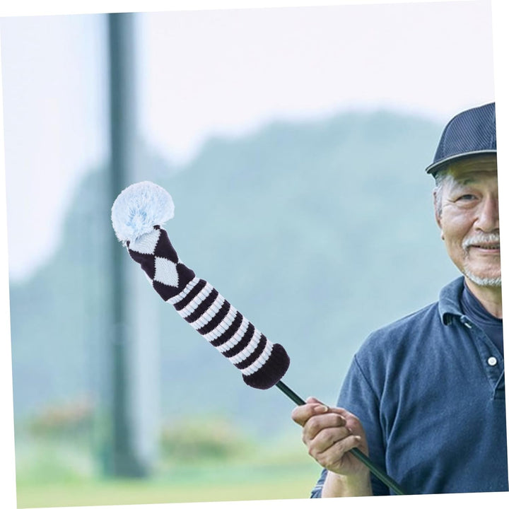 BESPORTBLE 3 Stück/Set Gestrickte Golf-Schlägerkopfhüllen Golf-Eisen-Kopfhüllen Golfschlägerhüllen H