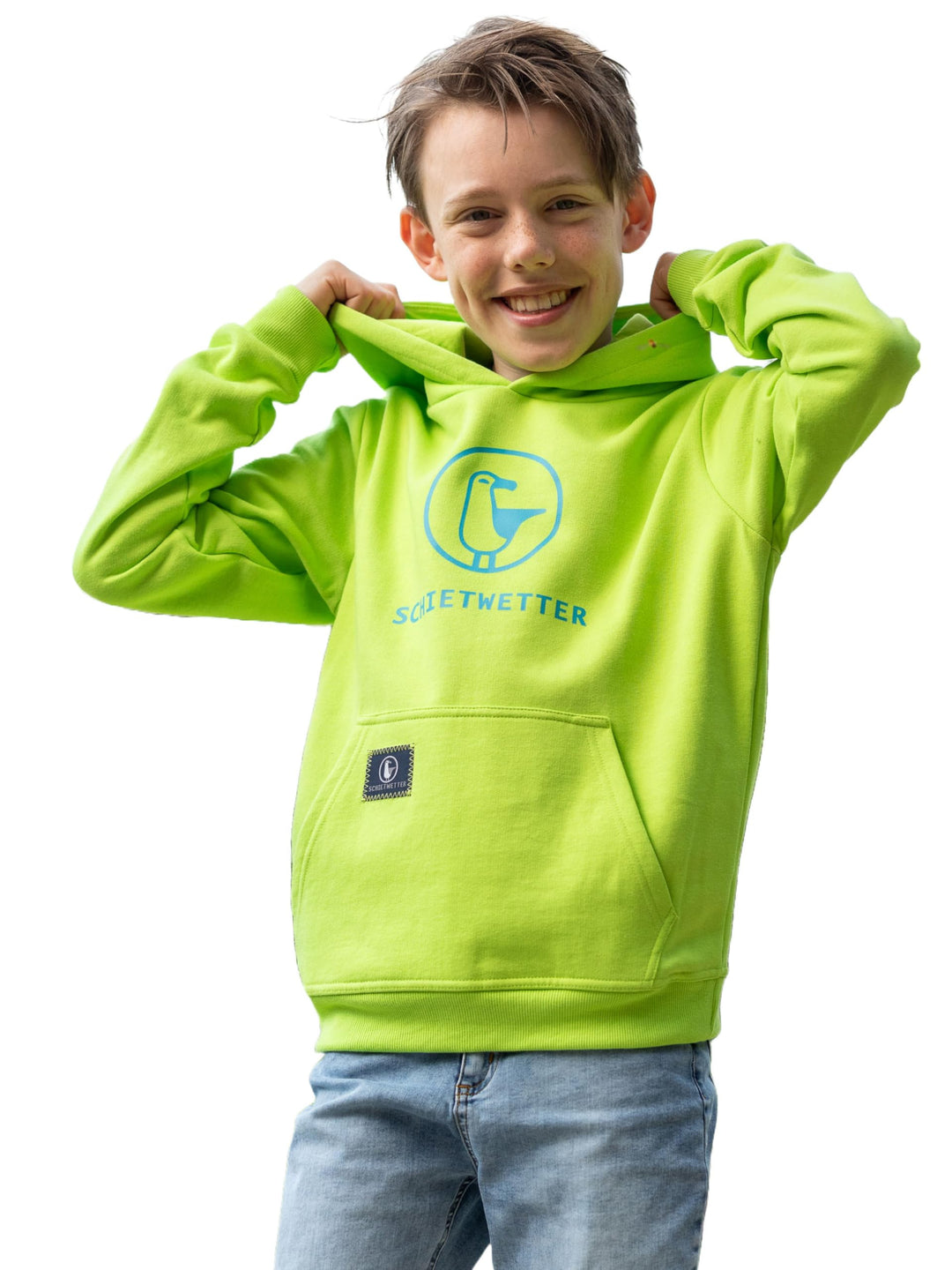 SCHIETWETTER Unisex Kinder Hoodie Toni, Kapuzenpullover, Kapuzenhoodie, Sweater, Sweatshirt, kuschel