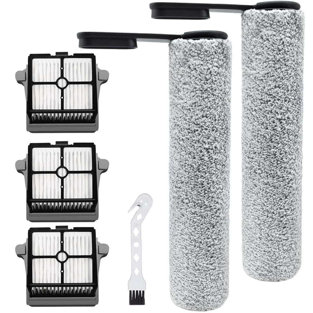 Walzenbürste Zubehör für Tineco Floor One S7 Pro /S6 Staubsauger-Ersatzteile(Version 1), 2 Bürstenro