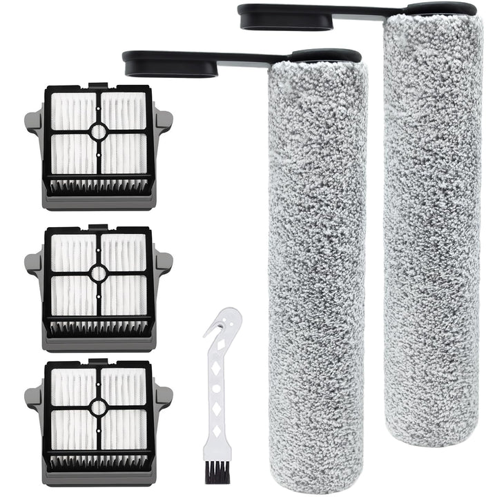 Walzenbürste Zubehör für Tineco Floor One S7 Pro /S6 Staubsauger-Ersatzteile(Version 1), 2 Bürstenro