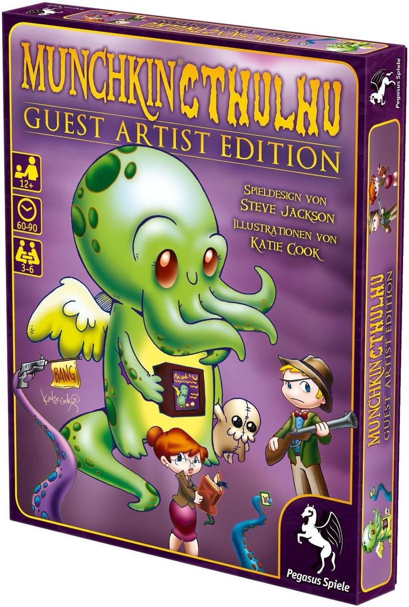 Pegasus Spiele 17239G - Munchkin Cthulhu Guest Artist Edition, Katie Cook-Version